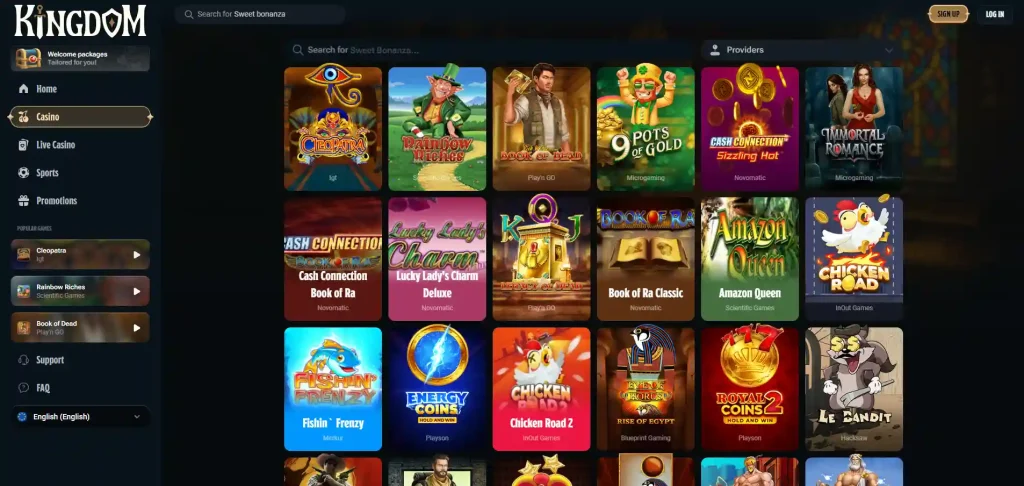 Kingdom casino.